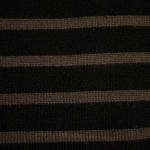 Spandex black and brown mini skirt - Picture 3 of 5